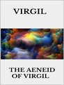 Livre 'The Aeneid of Virgil' avec une illustration abstraite de nuages colorés et tourbillonnants.
