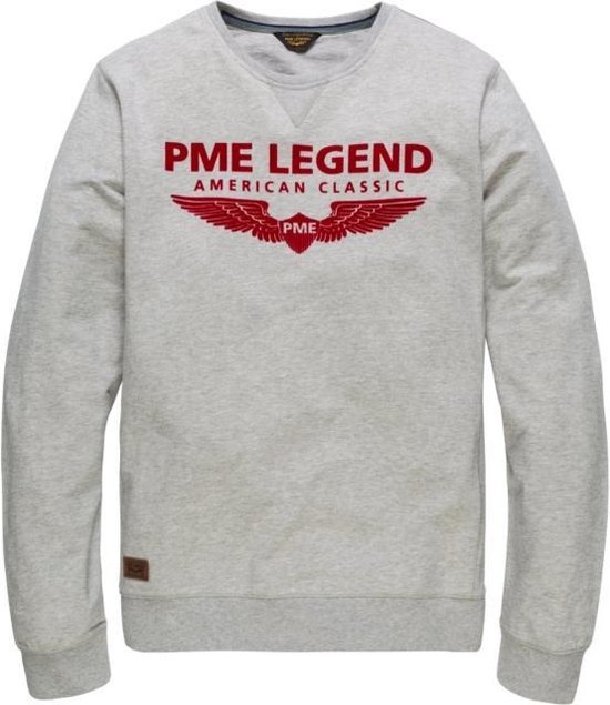 Pme legend dunnere grijze sweater Maat - XXL | bol.com