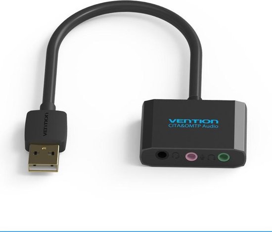 OMTP/CTIA USB externe geluidskaart naar 3.5mm audio microfoon AUX adapter |  bol.com