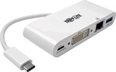 Tripp Lite U444-06N-DGU-C video kabel adapter USB C DVI-I Wit