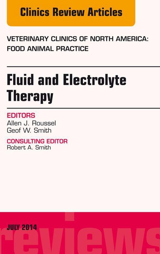 The Clinics: Veterinary Medicine Volume 30-2 - Fluid and Ele ... - cover