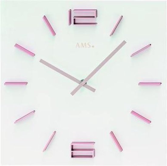 Horloge murale Pink Lady Design moderne