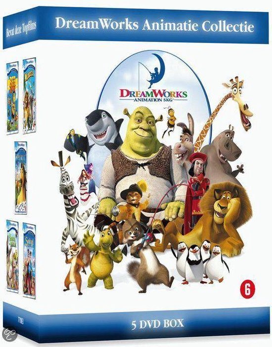 Cover van de film 'Dreamworks Animatie box'