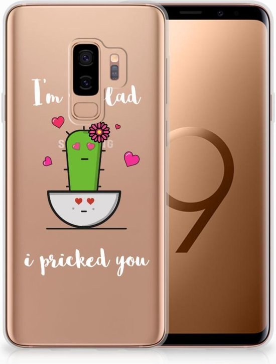 Samsung Galaxy S9 Plus Telefoonhoesje met Naam Cactus Glad