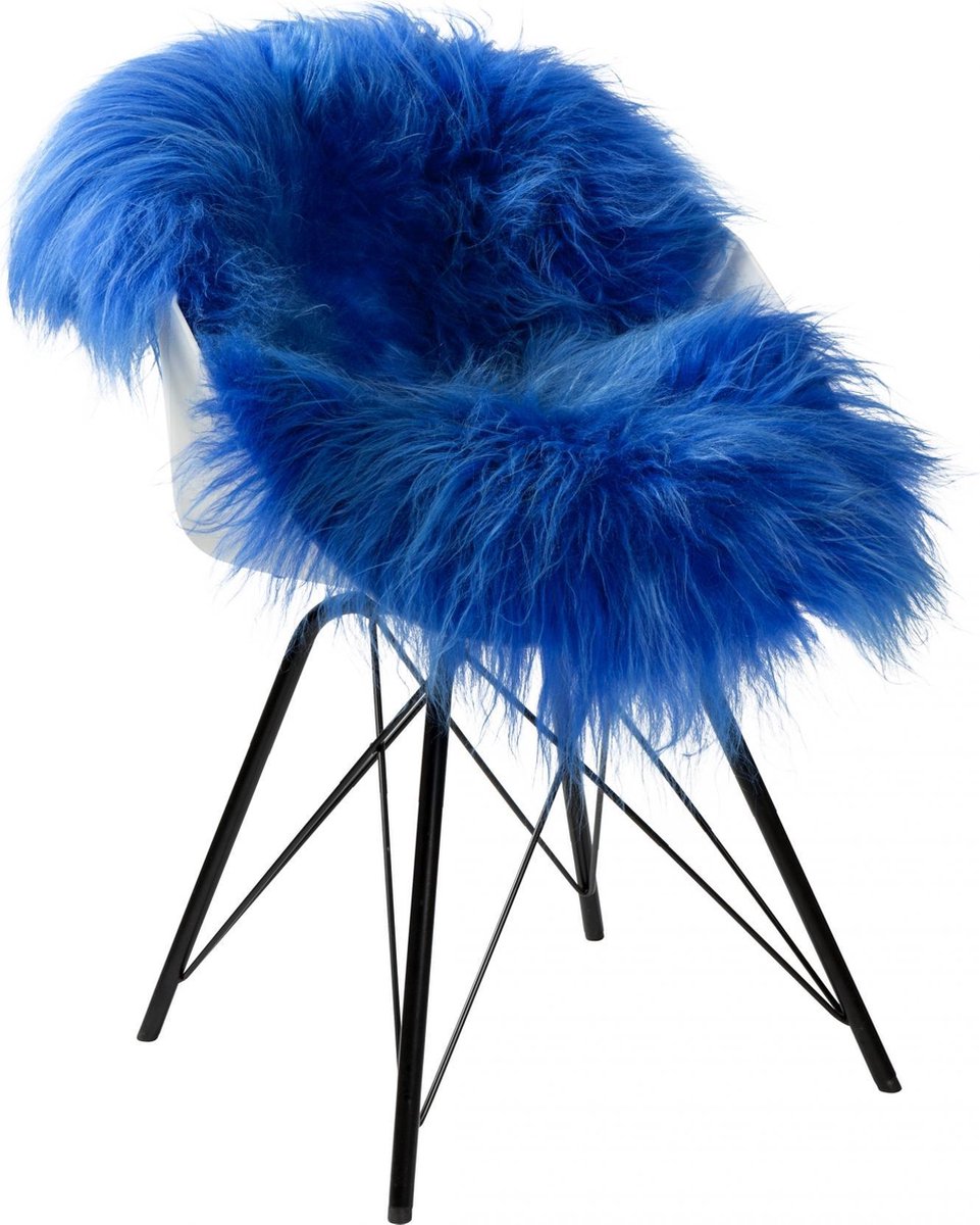 Dyreskinn Schapenvacht ijslands blauw 90-110cm lengte / 60-70cm breedte