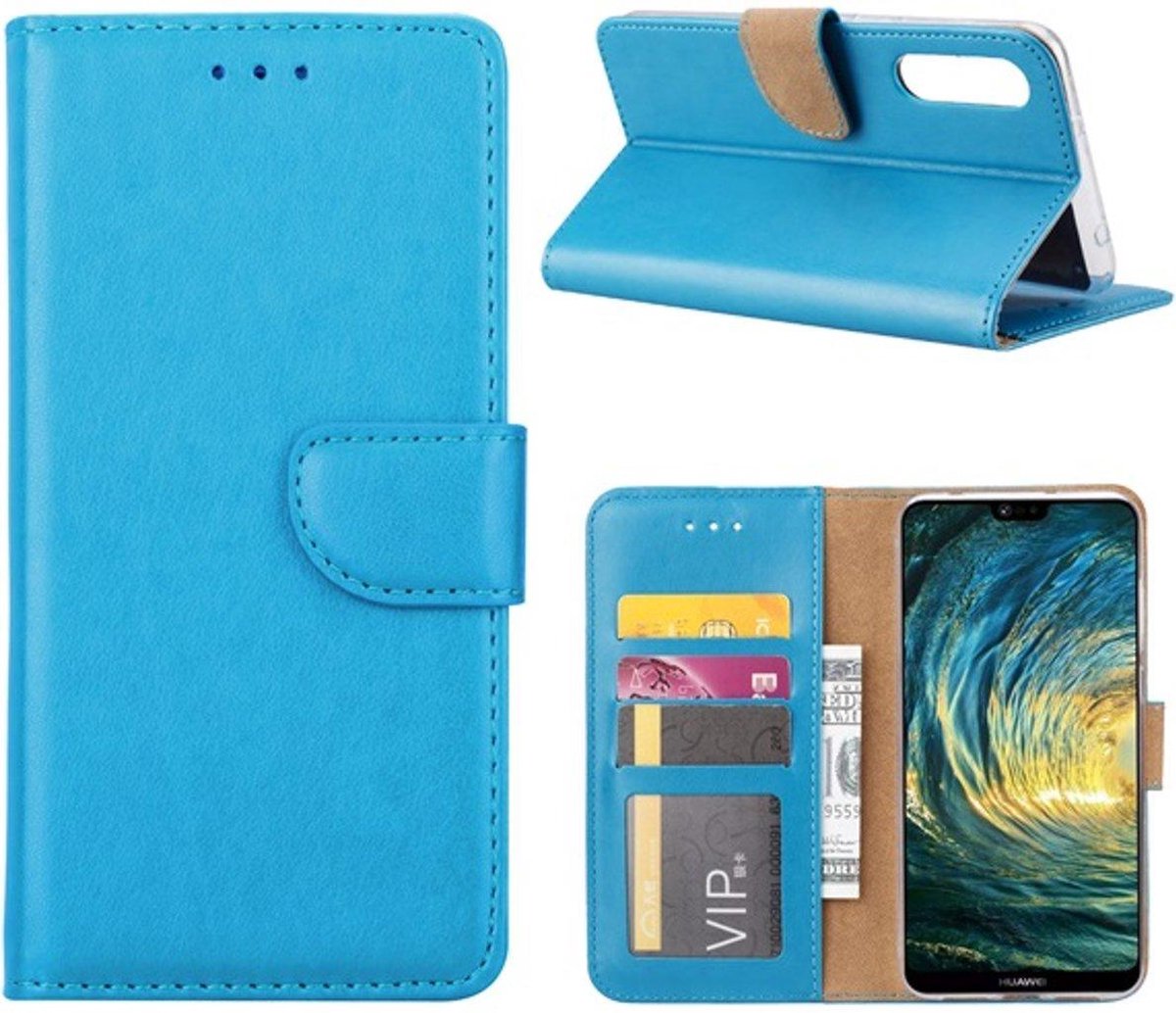 Huawei P20 Lite Portemonnee hoesje Book case Turquise