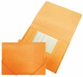Beautone elastomap met kleppen formaat A4 oranje
