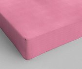 Hoogwaardige Katoen Hoeslaken Roze | 120x200 | Ademend  En Vochtabsorberend| Fijn Geweven