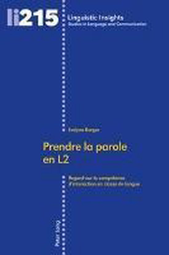 Prendre la parole en L2 - cover