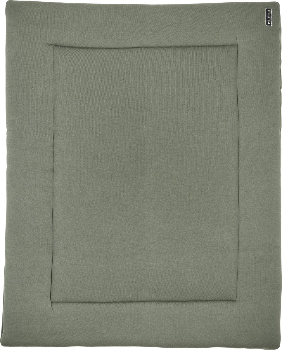 Meyco Knit basic boxkleed - 77x97 cm - forest green