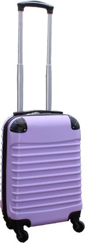 Valise de voyage légère en ABS Travelerz avec serrure à combinaison lilas 27 litres (228)