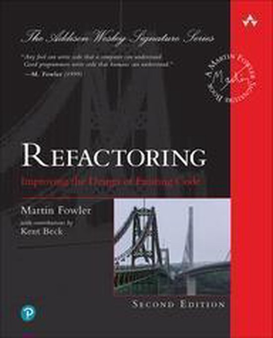 Livre "Refactoring, Improving the Design of Existing Code", deuxième édition, par Martin Fowler.