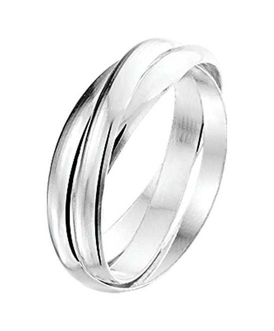 The Jewelry Collection Ring 3-in-1 - Zilver | bol.com