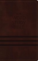 KJV, Word Study Bible, Leathersoft, Brown, Red Letter