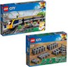 foto van Bundelpakket: LEGO City passagierstrein 60197 + LEGO City treinrails 60205