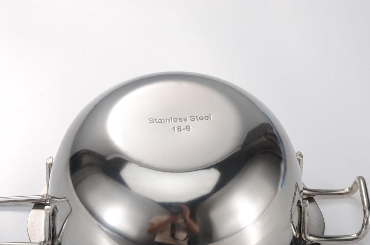 ZoeZo Design RVS Smeltpan 400ML - Ideaal Voor Chocolade, Was En Boter Zilverkleurig Met Schenktuit