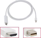 REBL - Thunderbolt Naar HDMI male Kabel - Wit - 3 meter