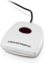 Conceptronic CSMARTID smart card reader Zwart, Wit USB 2.0