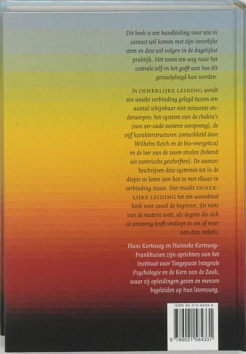 Innerlijke leiding - back cover