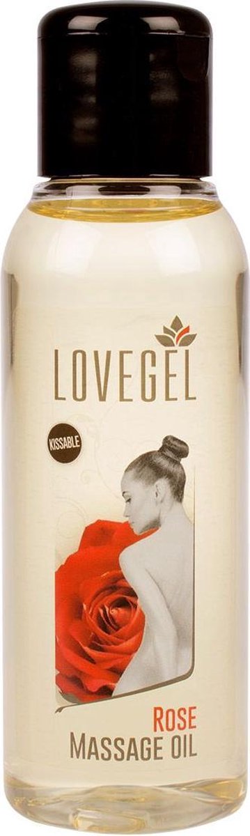 Goedkoopste Lovegel - Erotisch massage olie - Roos - 100 ml - 3 Stuks