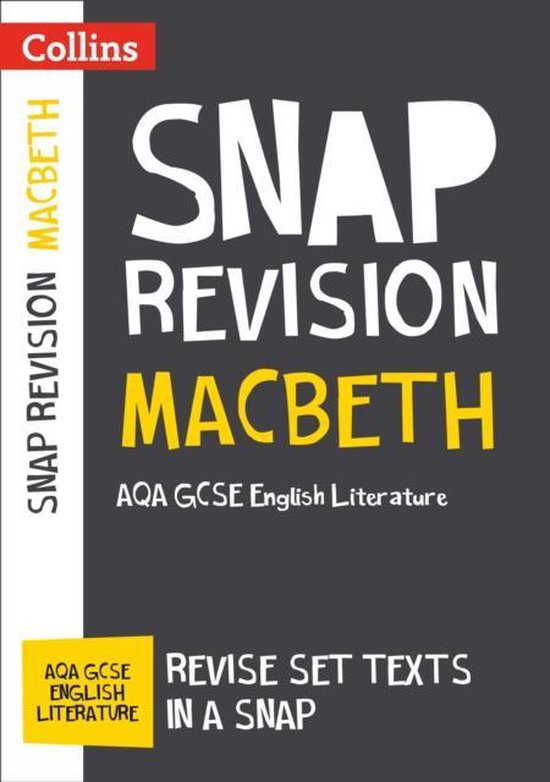 Macbeth Bundle with book, snap revision guide, worksheets, quotes (flashcards) & model answer