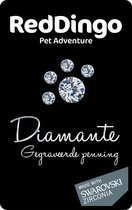 Red Dingo Hondenpenning Giftcard Diamond Zwart per stuk
