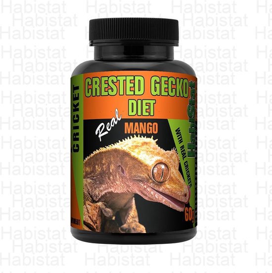 Crested Gecko Diet Mango & Cricket - Habitat