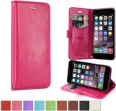 KDS Smooth wallet hoesje iPhone 6 Plus roze