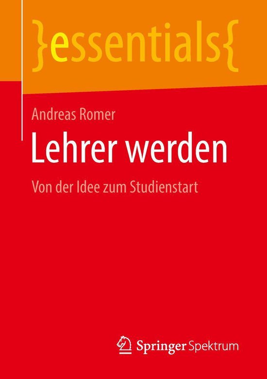 essentials - Lehrer werden - cover