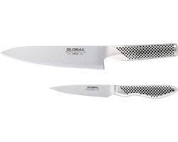 Global G-5538 koksmes + officemes set 2-delig