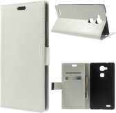 Magnetic Wallet hoesje Huawei Ascend Mate 7 wit