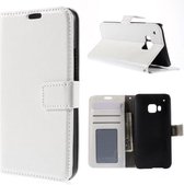 Cyclone Smart wallet case hoesje HTC One M9 wit