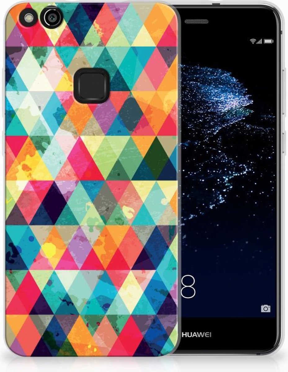 Huawei P10 Lite TPU bumper Geruit