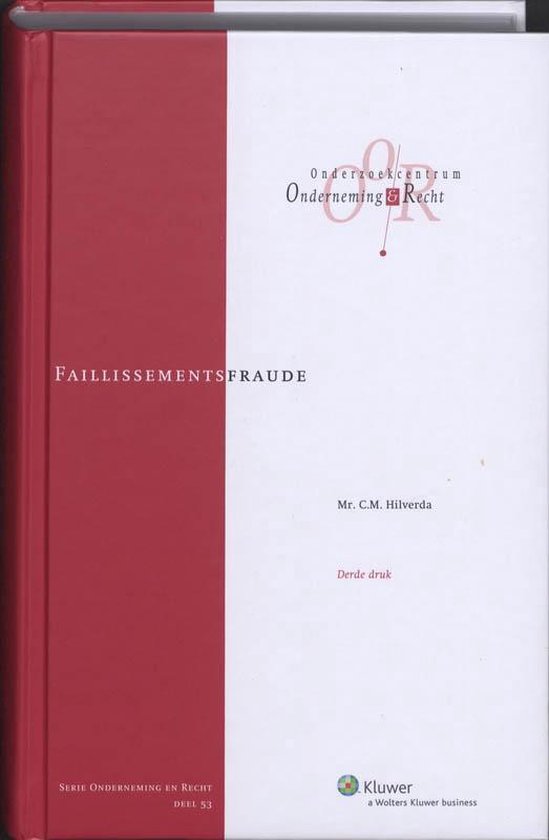 Onderneming en recht 53 - Faillissementsfraude - cover