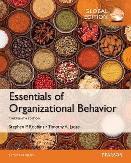 Essentials of Organizational Behavior, Global Edition - cover