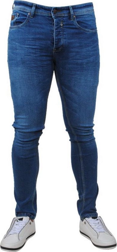 Bravo Jeans - Heren Jeans - Stretch - Lengte 32 - Denim | bol.com
