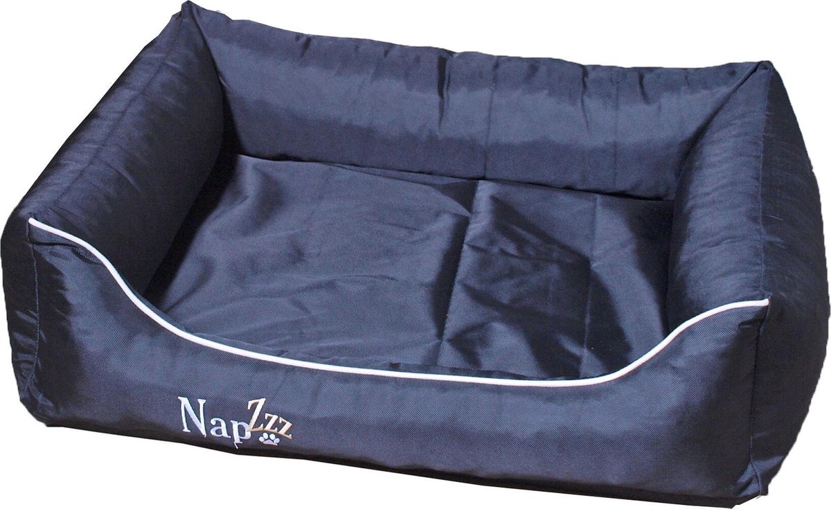 NapZZZ Hondenmand waterproof divan Zwart XS: 70 x 50 cm