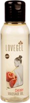 Lovegel - Erotisch massage olie - Kers - 100 ml - 3 Stuks