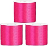 Goedkoop Lint 75 MM 3 X 25 Meter Donker Roze