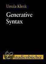 Generative Syntax