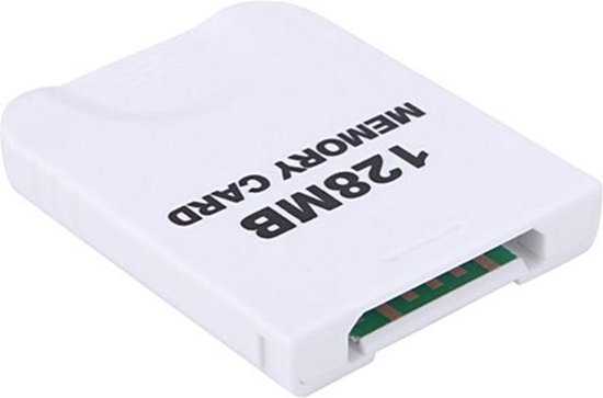 Plug & Play 128 MB Memory Card Geschikt Voor Nintendo Wii & Gamecube - Geheugenkaart - AA Commerce