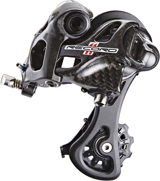 Dérailleur Arrière Campagnolo Record 11 Vitesses, Carbone/titane/aluminium, Courte Cage, Très Bon état