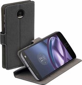 HC zwart bookcase voor Motorola Moto Z wallet cover