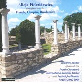 Alicja Fiderkiewicz Plays Piano Music by Franck, Chopin, Hindemith