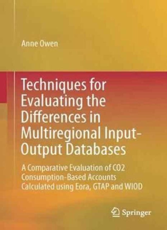 Foto: Techniques for evaluating the differences in multiregional input output databases