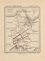 Historische kaart, plattegrond van gemeente Zwaag in Noord Holland uit 1867 door Kuyper van Kaartcadeau.com