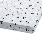 Snuz Hoeslaken Snuzkot Ledikant - 70x140 cm - Geo Breeze Sprinkle