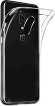 OnePlus 6T hoesje - Soft TPU case - transparant
