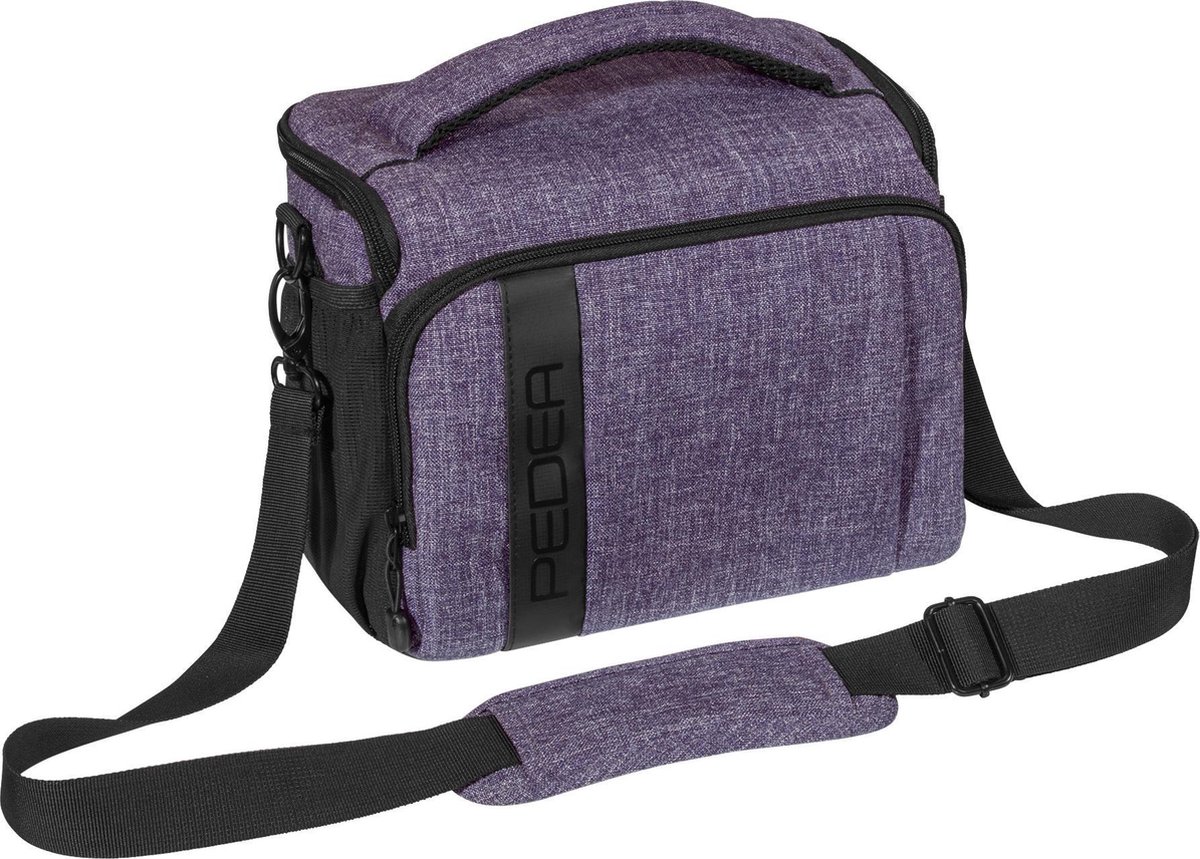 PEDEA Cameratas FASHION - Fototas - Regenhoes - Accessoire vakken - Paars