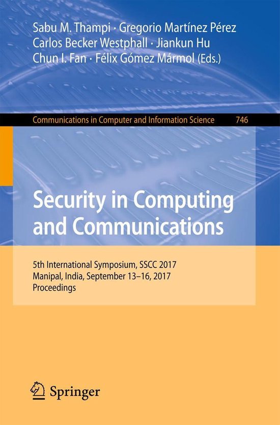Computer Science (R0) - Security in Computing and Communicat ... - cover